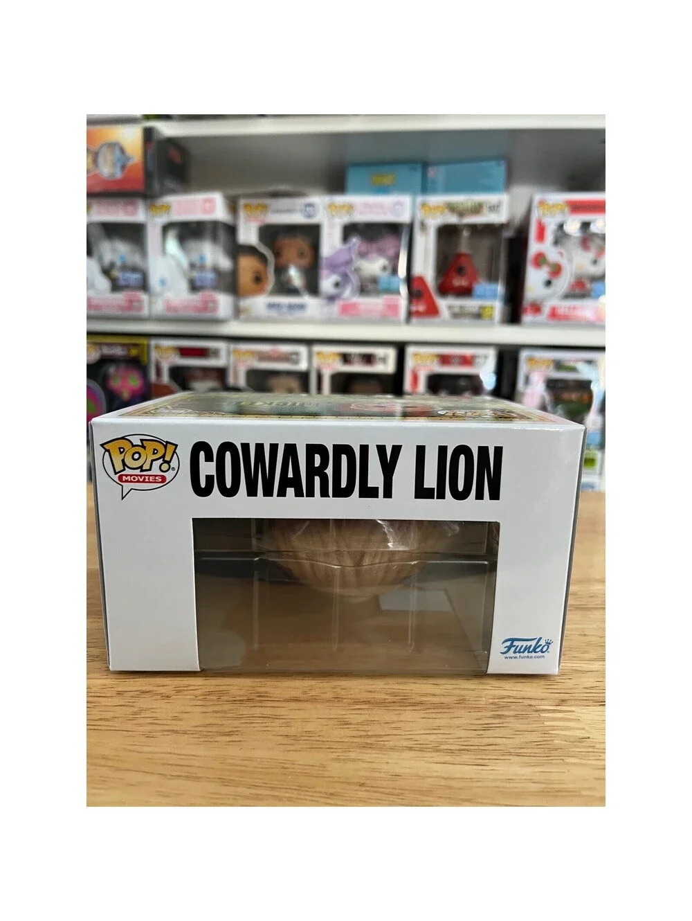 EXC Flocked (Fuzzy) Cowardly Lion Wicked For Good Funko Pop #1930 Wizard Oz Film